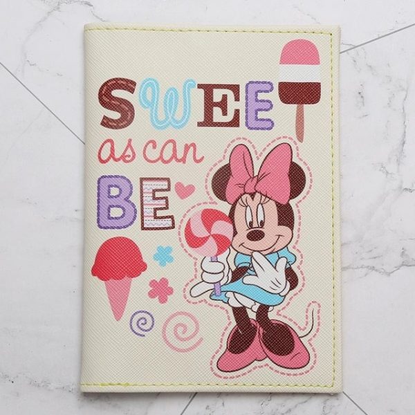 Cartoon Travel Accessories Disney Mickey Princess Passport Holder PU Leather Women Travel Passport Cover Case Card 1.jpg 640x640 1 - Passport Cover