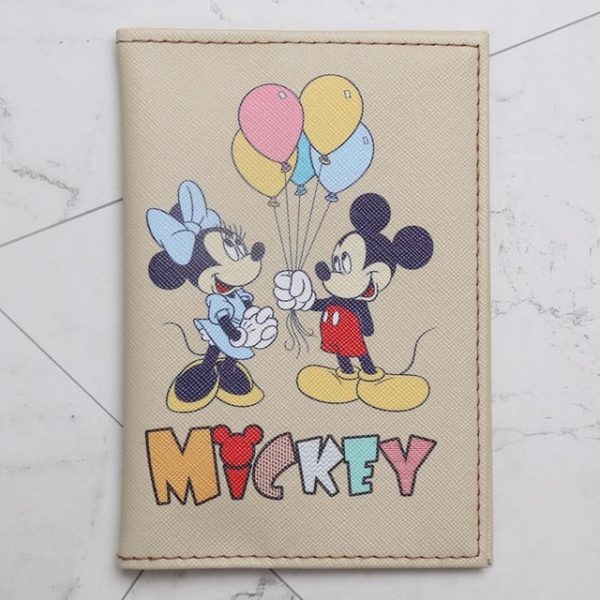 Cartoon Travel Accessories Disney Mickey Princess Passport Holder PU Leather Women Travel Passport Cover Case Card 9.jpg 640x640 9 - Passport Cover