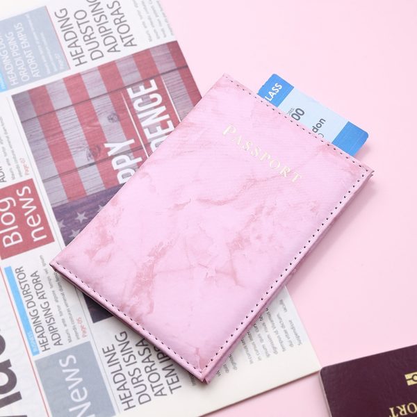 New Women Cute Leather Passport Cover Air tickets For Cards Travel Passport Holder Wallet Case 1 - Passport Cover