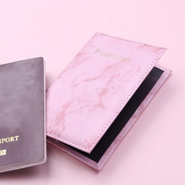 New Women Cute Leather Passport Cover Air tickets For Cards Travel Passport Holder Wallet Case 2 - Passport Cover